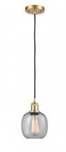 Innovations Lighting 516-1P-SG-G104 - Belfast - 1 Light - 6 inch - Satin Gold - Cord hung - Mini Pendant