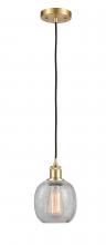 Innovations Lighting 516-1P-SG-G105 - Belfast - 1 Light - 6 inch - Satin Gold - Cord hung - Mini Pendant