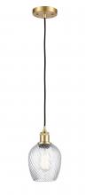Innovations Lighting 516-1P-SG-G292 - Salina - 1 Light - 6 inch - Satin Gold - Cord hung - Mini Pendant