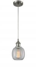 Innovations Lighting 516-1P-SN-G105 - Belfast - 1 Light - 6 inch - Brushed Satin Nickel - Cord hung - Mini Pendant