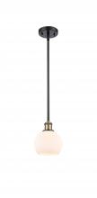 Innovations Lighting 516-1S-BAB-G121-6 - Athens - 1 Light - 6 inch - Black Antique Brass - Mini Pendant