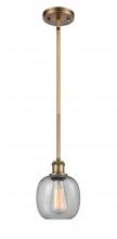 Innovations Lighting 516-1S-BB-G104 - Belfast - 1 Light - 6 inch - Brushed Brass - Mini Pendant