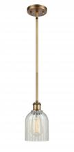 Innovations Lighting 516-1S-BB-G2511 - Caledonia - 1 Light - 5 inch - Brushed Brass - Mini Pendant