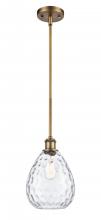 Innovations Lighting 516-1S-BB-G372 - Waverly - 1 Light - 8 inch - Brushed Brass - Mini Pendant
