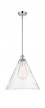 Innovations Lighting 516-1S-PC-GBC-164 - Berkshire - 1 Light - 16 inch - Polished Chrome - Pendant