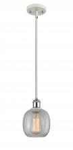 Innovations Lighting 516-1S-WPC-G105 - Belfast - 1 Light - 6 inch - White Polished Chrome - Mini Pendant