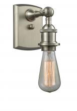 Innovations Lighting 516-1W-SN-LED - Bare Bulb - 1 Light - 5 inch - Brushed Satin Nickel - Sconce