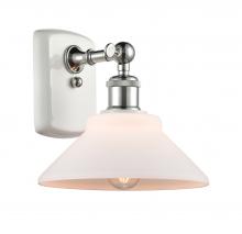Innovations Lighting 516-1W-WPC-G131 - Orwell - 1 Light - 8 inch - White Polished Chrome - Sconce