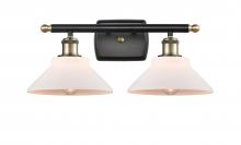 Innovations Lighting 516-2W-BAB-G131 - Orwell - 2 Light - 18 inch - Black Antique Brass - Bath Vanity Light