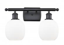 Innovations Lighting 516-2W-BK-G101 - Belfast - 2 Light - 16 inch - Matte Black - Bath Vanity Light