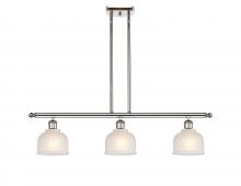 Innovations Lighting 516-3I-PN-G411 - Dayton - 3 Light - 36 inch - Polished Nickel - Cord hung - Island Light