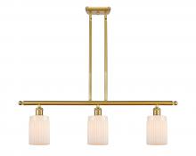 Innovations Lighting 516-3I-SG-G341 - Hadley - 3 Light - 36 inch - Satin Gold - Cord hung - Island Light