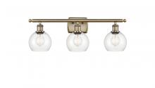 Innovations Lighting 516-3W-AB-G122-6 - Athens - 3 Light - 26 inch - Antique Brass - Bath Vanity Light