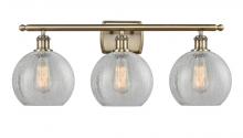 Innovations Lighting 516-3W-AB-G125 - Athens - 3 Light - 28 inch - Antique Brass - Bath Vanity Light