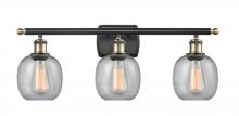 Innovations Lighting 516-3W-BAB-G104 - Belfast - 3 Light - 26 inch - Black Antique Brass - Bath Vanity Light