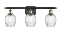 Innovations Lighting 516-3W-BAB-G292 - Salina - 3 Light - 26 inch - Black Antique Brass - Bath Vanity Light