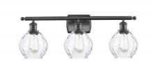 Innovations Lighting 516-3W-BK-G362 - Waverly - 3 Light - 26 inch - Matte Black - Bath Vanity Light