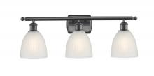 Innovations Lighting 516-3W-BK-G381 - Castile - 3 Light - 26 inch - Matte Black - Bath Vanity Light