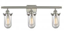 Innovations Lighting 516-3W-SN-232-CL - Kingsbury - 3 Light - 24 inch - Brushed Satin Nickel - Bath Vanity Light