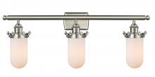 Innovations Lighting 516-3W-SN-232-W - Kingsbury - 3 Light - 24 inch - Brushed Satin Nickel - Bath Vanity Light