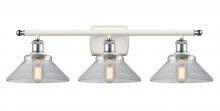 Innovations Lighting 516-3W-WPC-G132 - Orwell - 3 Light - 28 inch - White Polished Chrome - Bath Vanity Light