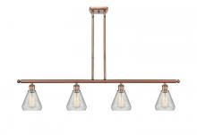 Innovations Lighting 516-4I-AC-G275 - Conesus - 4 Light - 48 inch - Antique Copper - Cord hung - Island Light