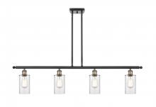 Innovations Lighting 516-4I-BAB-G802 - Clymer - 4 Light - 48 inch - Black Antique Brass - Cord hung - Island Light