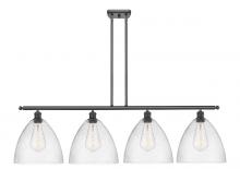 Innovations Lighting 516-4I-BK-GBD-124 - Bristol - 4 Light - 50 inch - Matte Black - Cord hung - Island Light