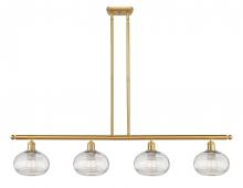 Innovations Lighting 516-4I-SG-G555-8CL - Ithaca - 4 Light - 48 inch - Satin Gold - Cord hung - Island Light