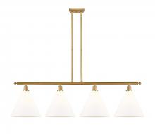 Innovations Lighting 516-4I-SG-GBC-121 - Berkshire - 4 Light - 50 inch - Satin Gold - Cord hung - Island Light