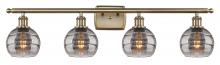 Innovations Lighting 516-4W-AB-G556-6SM - Rochester - 4 Light - 36 inch - Antique Brass - Bath Vanity Light