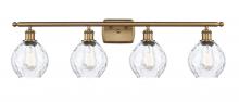 Innovations Lighting 516-4W-BB-G362 - Waverly - 4 Light - 36 inch - Brushed Brass - Bath Vanity Light