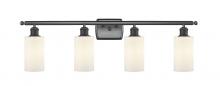 Innovations Lighting 516-4W-BK-G801 - Clymer - 4 Light - 34 inch - Matte Black - Bath Vanity Light