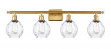 Innovations Lighting 516-4W-SG-G362 - Waverly - 4 Light - 36 inch - Satin Gold - Bath Vanity Light