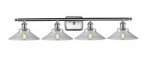 Innovations Lighting 516-4W-SN-G132 - Orwell - 4 Light - 38 inch - Brushed Satin Nickel - Bath Vanity Light