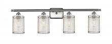 Innovations Lighting 516-4W-SN-M18-SN - Nestbrook - 4 Light - 35 inch - Satin Nickel - Bath Vanity Light