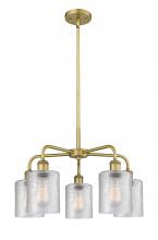 Innovations Lighting 516-5CR-BB-G112 - Cobbleskill - 5 Light - 23 inch - Brushed Brass - Chandelier