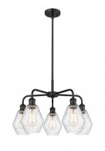 Innovations Lighting 516-5CR-BK-G654-6 - Cindyrella - 5 Light - 24 inch - Matte Black - Chandelier