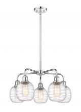 Innovations Lighting 516-5CR-PC-G1013 - Belfast - 5 Light - 24 inch - Polished Chrome - Chandelier