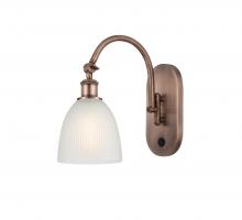 Innovations Lighting 518-1W-AC-G381 - Castile - 1 Light - 6 inch - Antique Copper - Sconce