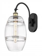 Innovations Lighting 518-1W-BAB-G557-8CL - Vaz - 1 Light - 8 inch - Black Antique Brass - Sconce