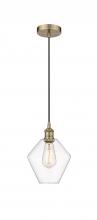 Innovations Lighting 616-1P-AB-G652-8 - Cindyrella - 1 Light - 8 inch - Antique Brass - Cord hung - Mini Pendant