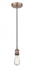 Innovations Lighting 616-1P-AC - Edison - 1 Light - 2 inch - Antique Copper - Cord hung - Mini Pendant