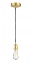 Innovations Lighting 616-1P-SB - Edison - 1 Light - 2 inch - Satin Brass - Cord hung - Mini Pendant