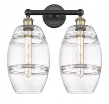 Innovations Lighting 616-2W-BAB-G557-8CL - Vaz - 2 Light - 17 inch - Black Antique Brass - Bath Vanity Light