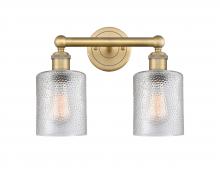 Innovations Lighting 616-2W-BB-G112 - Cobbleskill - 2 Light - 14 inch - Brushed Brass - Bath Vanity Light