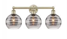 Innovations Lighting 616-3W-AB-G556-8SM - Rochester - 3 Light - 26 inch - Antique Brass - Bath Vanity Light