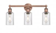 Innovations Lighting 616-3W-AC-G804 - Clymer - 3 Light - 22 inch - Antique Copper - Bath Vanity Light