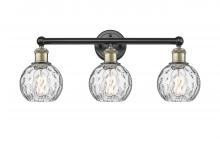 Innovations Lighting 616-3W-BAB-G1215-6 - Athens Water Glass - 3 Light - 24 inch - Black Antique Brass - Bath Vanity Light