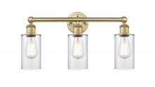 Innovations Lighting 616-3W-BB-G802 - Clymer - 3 Light - 22 inch - Brushed Brass - Bath Vanity Light